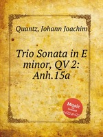 Trio Sonata in E minor, QV 2:Anh.15a