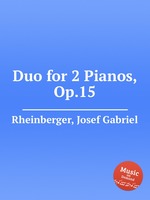 Duo for 2 Pianos, Op.15