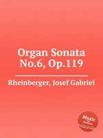 Organ Sonata No.6, Op.119