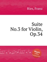 Suite No.3 for Violin, Op.34