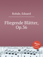 Fliegende Bltter, Op.36