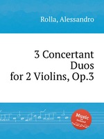 3 Concertant Duos for 2 Violins, Op.3