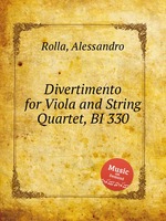 Divertimento for Viola and String Quartet, BI 330