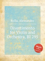 Divertimento for Violin and Orchestra, BI 295