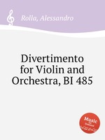 Divertimento for Violin and Orchestra, BI 485