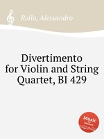 Divertimento for Violin and String Quartet, BI 429