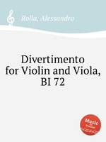 Divertimento for Violin and Viola, BI 72
