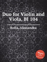 Duo for Violin and Viola, BI 104