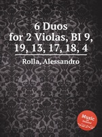 6 Duos for 2 Violas, BI 9, 19, 13, 17, 18, 4