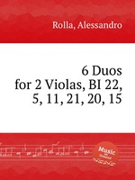 6 Duos for 2 Violas, BI 22, 5, 11, 21, 20, 15