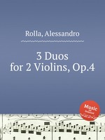 3 Duos for 2 Violins, Op.4