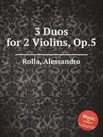3 Duos for 2 Violins, Op.5