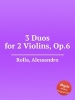 3 Duos for 2 Violins, Op.6