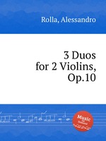 3 Duos for 2 Violins, Op.10