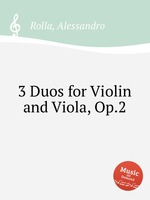 3 Duos for Violin and Viola, Op.2
