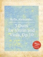 3 Duos for Violin and Viola, Op.10