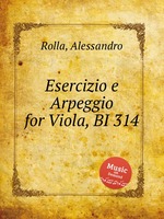 Esercizio e Arpeggio for Viola, BI 314