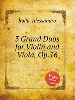 3 Grand Duos for Violin and Viola, Op.16