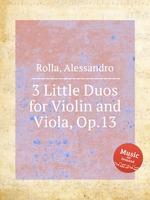 3 Little Duos for Violin and Viola, Op.13