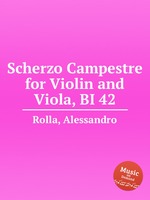 Scherzo Campestre for Violin and Viola, BI 42