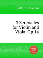3 Serenades for Violin and Viola, Op.14