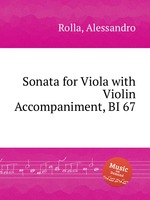 Sonata for Viola with Violin Accompaniment, BI 67