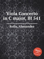 Viola Concerto in C major, BI 541