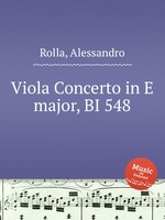 Viola Concerto in E major, BI 548