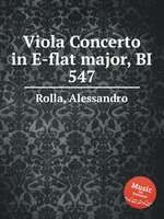 Viola Concerto in E-flat major, BI 547