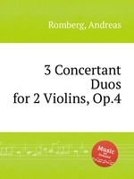 3 Concertant Duos for 2 Violins, Op.4