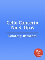 Cello Concerto No.3, Op.6