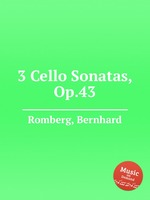 3 Cello Sonatas, Op.43