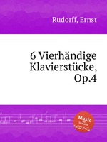 6 Vierhndige Klavierstcke, Op.4