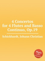4 Concertos for 4 Flutes and Basso Continuo, Op.19
