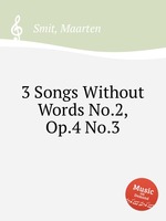 3 Songs Without Words No.2, Op.4 No.3