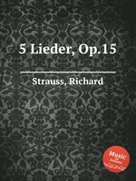 5 Lieder, Op.15
