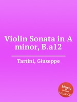 Violin Sonata in A minor, B.a12