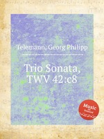 Трио соната, TWV 42:c8. Trio Sonata, TWV 42:c8 by Telemann, Georg Philipp