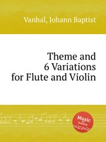 Theme and 6 Variations for Flute and Violin
