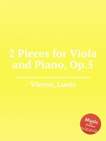2 Pieces for Viola and Piano, Op.5