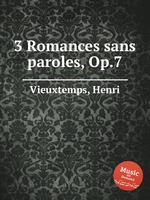 3 Romances sans paroles, Op.7