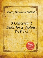 3 Concertant Duos for 2 Violins, WIV 1-3