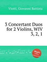3 Concertant Duos for 2 Violins, WIV 3, 2, 1