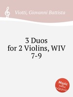 3 Duos for 2 Violins, WIV 7-9