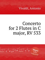 Concerto for 2 Flutes in C major, RV 533