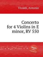 Concerto for 4 Violins in E minor, RV 550