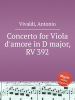 Concerto for Viola d`amore in D major, RV 392