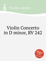 Violin Concerto in D minor, RV 242