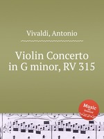 Violin Concerto in G minor, RV 315
