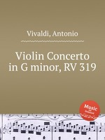 Violin Concerto in G minor, RV 319
